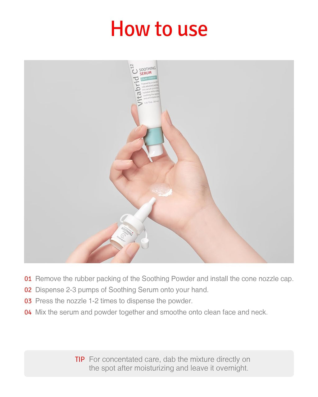 VITABRID C12 Vitamin C Soothing Serum for Acne & Blemish-Prone Skin - Reduces Redness & Pores | 1.01 fl. oz.