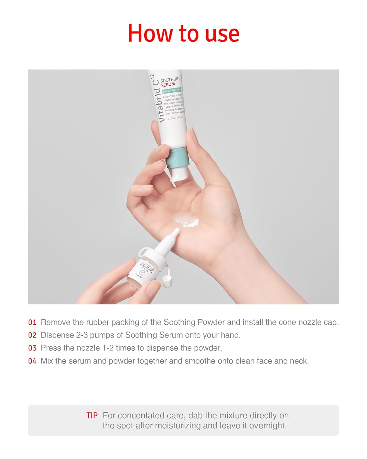 VITABRID C12 Vitamin C Soothing Serum for Acne & Blemish-Prone Skin - Reduces Redness & Pores | 1.01 fl. oz.