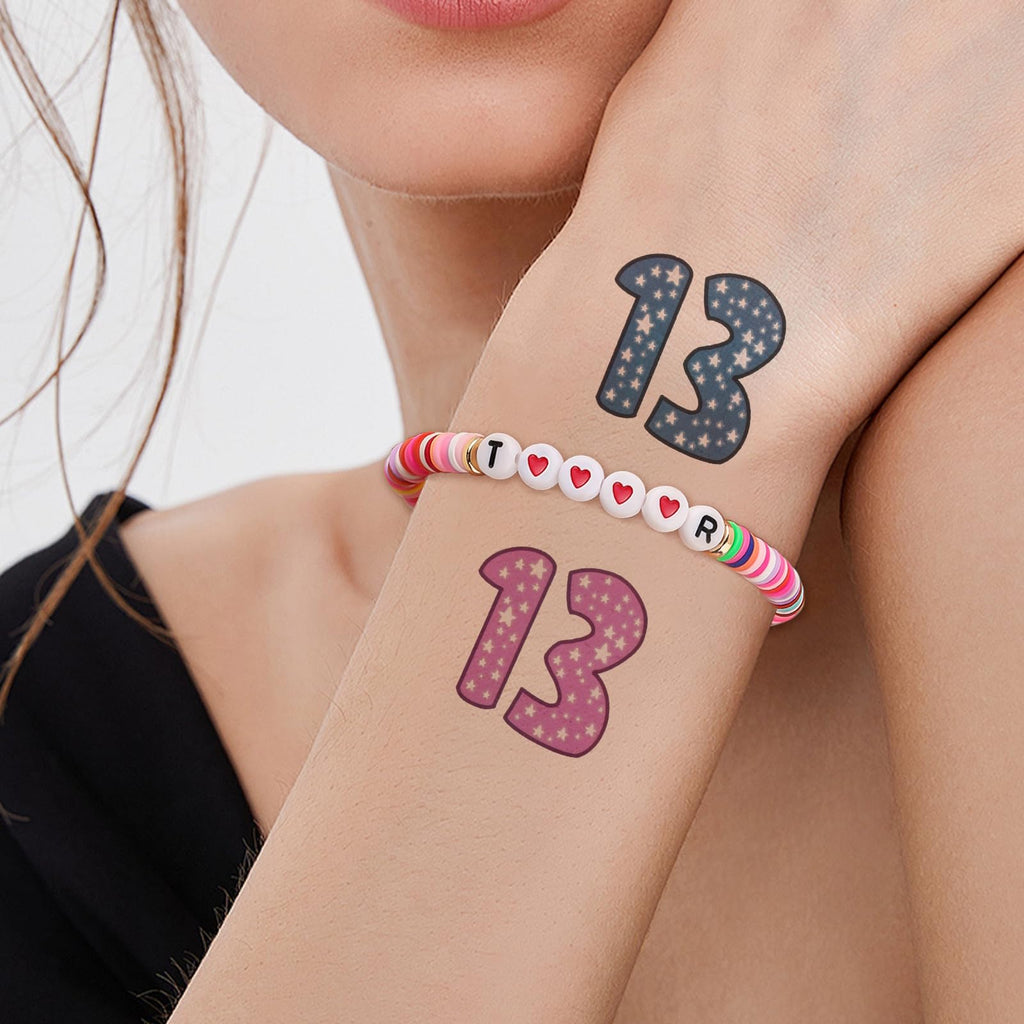 ZZLTAWS Singers Merch Makeup Bag, Music Loves Gifts Set Including 1 Makeup Bag, 1 Bracelets 1 Card 50Pcs Stickers, 8 Temporary Tattoos, Best Gifts for Girls Women and Music Fans