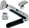 MANGROOMER Platinum Pro Back Shaver - 3 Flex Heads, Power Hinge & Extreme Reach Handle | Bonus Case Included