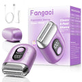 Fangaci Cordless Electric Shaver for Women: Mini Electric Razors with LED Display - Rechargeable Bikini Trimmer - IPX7 Waterproof Wet Dry Face Razor for Body Pubic Leg Valentine's Day Gifts
