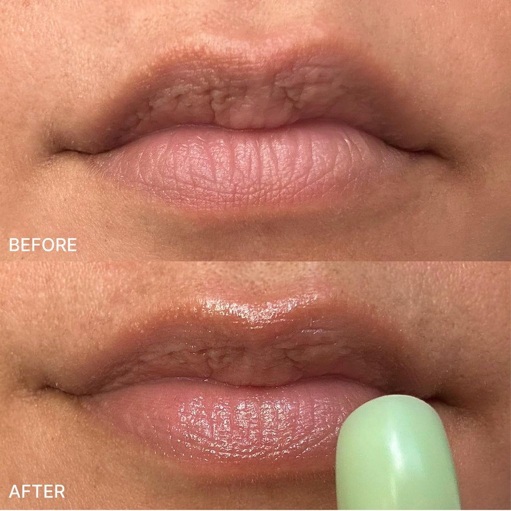 Winky Lux Matcha Lip Balm - Ultra-Moisturizing Clear Treatment with Green Tea & Avocado Oil | Vegan, Cruelty-Free, Vanilla-Green Tea Scent