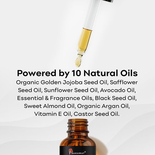 BAHAWAT Beard Oil -Premium Beard Oil Conditioner & Softener - Barbershop scent- Eliminates Beard Itch, Promote a Healthy, Full Beard, Natural Ingredients, 2 ounce.