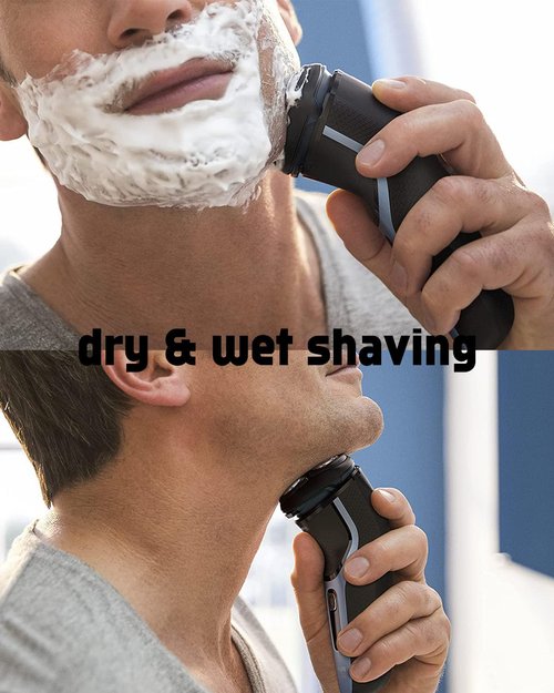 Electric Razor for Men Blades Compatible with rategist Electric Shaver Blades rategist Replacement Blades for rategist Rechargeable Electric Shaver WD-787, 2 Cleaning Brush