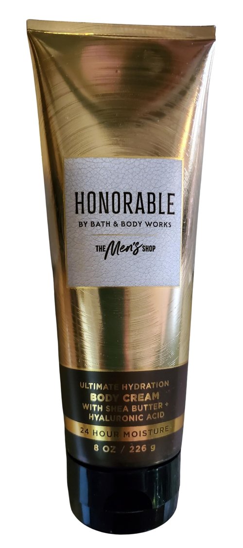 Bath & Body Works Men's Honorable Ultimate Hydration Body Cream 8 Ounces Pack of 2