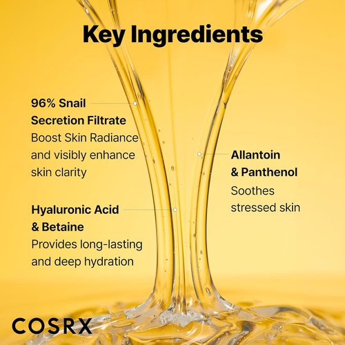 COSRX Snail Mucin Repairing Serum - Hydrating Face Serum with Snail Filtrate for Dull Skin | 100ml