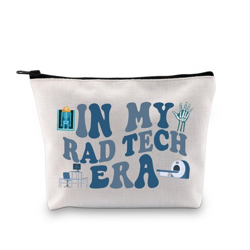 Rad Tech Makeup Bag Rad Tech Gift Xray Tech Gift Radiology Tech Week Gifts Radiologic Technologist Cosmetic Bag In My Rad Tech Era