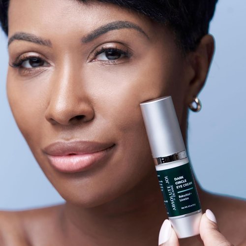 AbsoluteJOI Dark Circle Eye Cream - Brightening Bakuchiol & Licorice Formula for Puffiness & Fine Lines | 0.5 Oz
