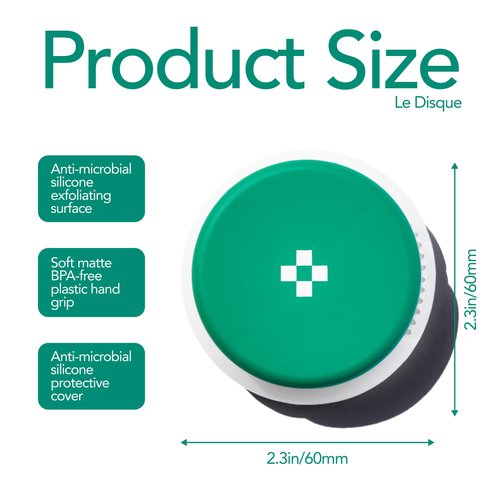Dore Le Disque Silicone Facial Cleansing Tool – Gentle Exfoliating & Massaging Skincare Accessory – Soft Design for Daily Face Care & Product Absorption