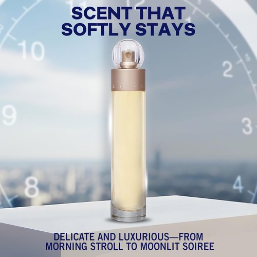Perry Ellis 360° Eau De Toilette Spray for Women - Light & Bright Floral Designer Perfume | 3.4 fl oz (100 mL)