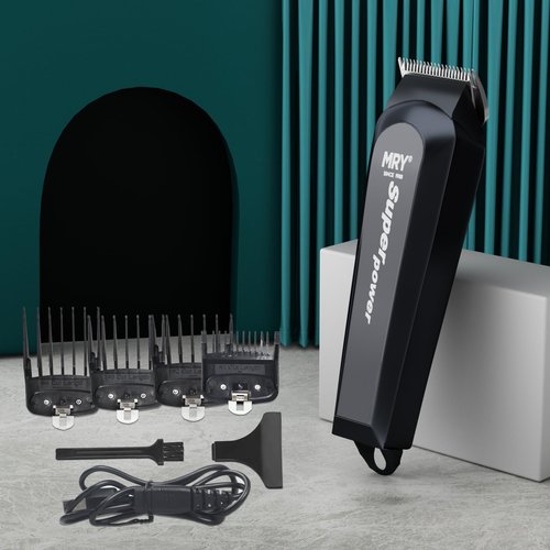 MRY Cordless Hair Clippers Rechargeable LCD Display Professional Guide Combs Hair Clippers for Men Women Barbers Hair Cutting Kit