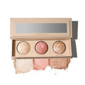 Laura Geller New York Lift-N-Glow Baked Trio Palette - Highlighter, Blush & Bronzer for All Skin Tones