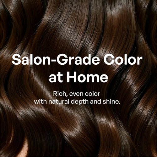 Skiennix Professional Hair Dye - 100% Gray Coverage Plant Extract Formula | Hypoallergenic | 4N Velvet Espresso