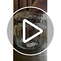 Glass Pumpkin Candy Jar - Fall Decor & Food Storage
