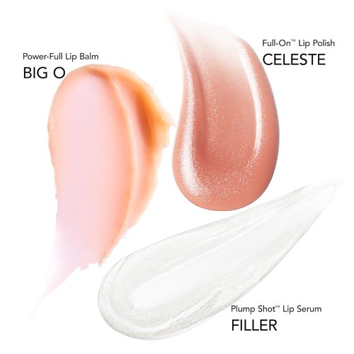 BUXOM Power-Full Plumping Lip Balm - Tinted Hydrating Lip Moisturizer with Peptides | Cruelty-Free Formula