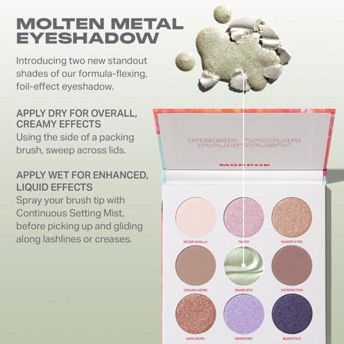 Morphe Pulp Fantasy Artistry Palette - Vibrant Foil-Effect Eyeshadow with Matte & Shimmer Finishes | 0.35 oz