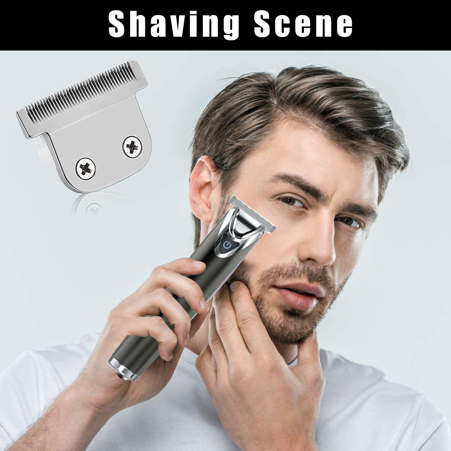 Wahl Replacement Detachable T Blade - Compatible with Wahl Trimmer Models 9864, 9686, 9818A, 9854L