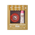 TONYMOLY Jelly Lip Melt Duo - Hydrating Lip Balm & Gloss Key Chain Set | Holiday Edition with Hot Chocolate & Frosted Sugar Cookie