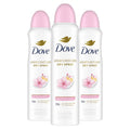 Dove Advanced Care Antiperspirant Deodorant Spray for Women 3 Pack Sakura Blossom & Yuzu 72 hour sweat and odor protection 3.8 oz