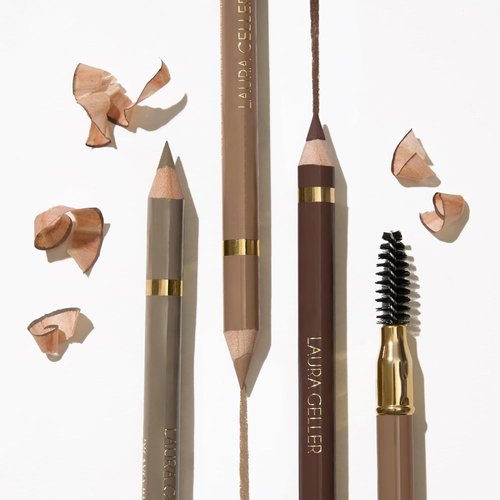 Laura Geller New York Bravo Brows Soft Pencil + Brush - Blonde Shade for Effortless Definition