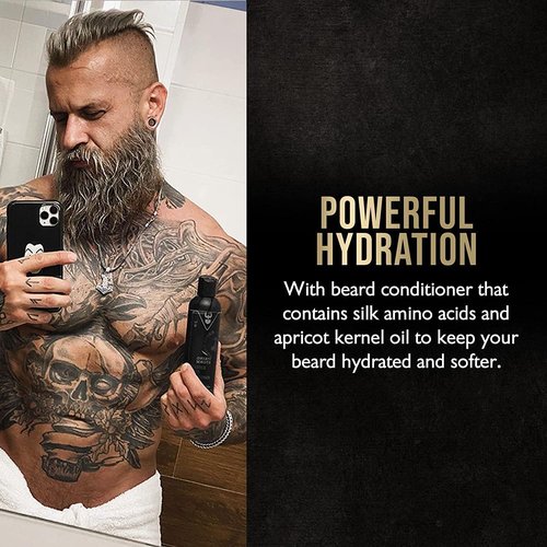 The Beard Struggle - Marksman's Beard Conditioner - Aesir's Triumph, Platinum Collection - Nourish, Softens, & Strengthens Beard - Radiance Beard Conditioner for Men (8 Fl oz)