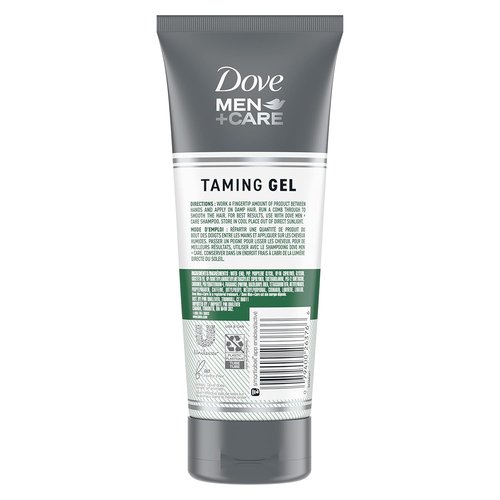 DOVE MEN + CARE Hair Taming Gel - Strong Hold for Thicker, Healthier Hair | 3 Count, 7 oz