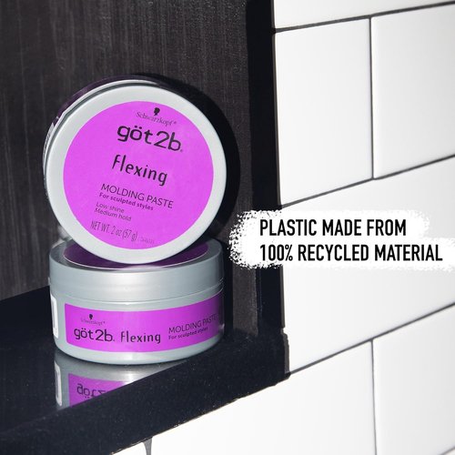 Got2B Flexing Molding Paste - Strong Hold Hair Styling Cream | 2 oz for Effortless Styles