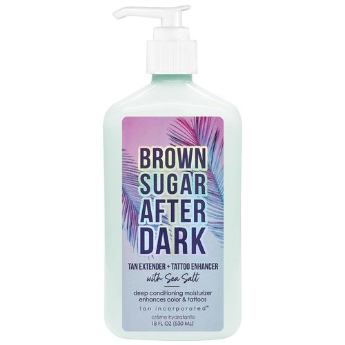 Brown Sugar After Dark Tan Extender - Tattoo Enhancer with Sea Salt & Ocean Botanicals, 18 Fl Oz