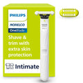 Philips Norelco OneBlade Intimate Grooming - Trim & Shave with Extra Skin Protection | Model QP1924/70
