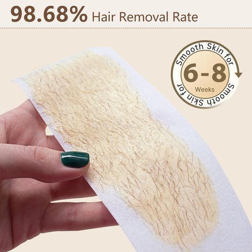 Sugar Wax Kit Suagring Kit: 150g/5.3oz Organic Sugaring Paste for Body Arm Leg Hair Removal - Includes 10 Wax Sticks & 20 Strips