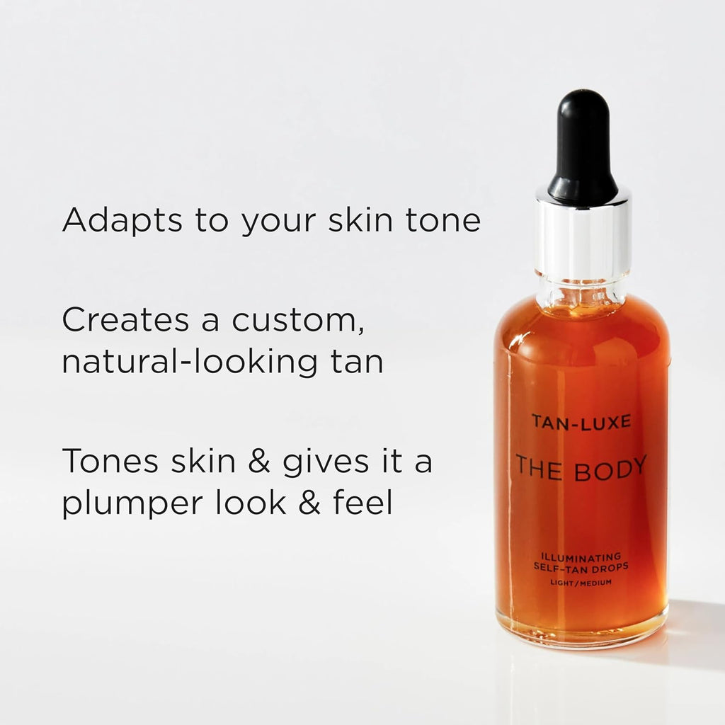 TAN-LUXE The Body Self Tan Drops - Customizable Tanning Solution for Radiant Skin
