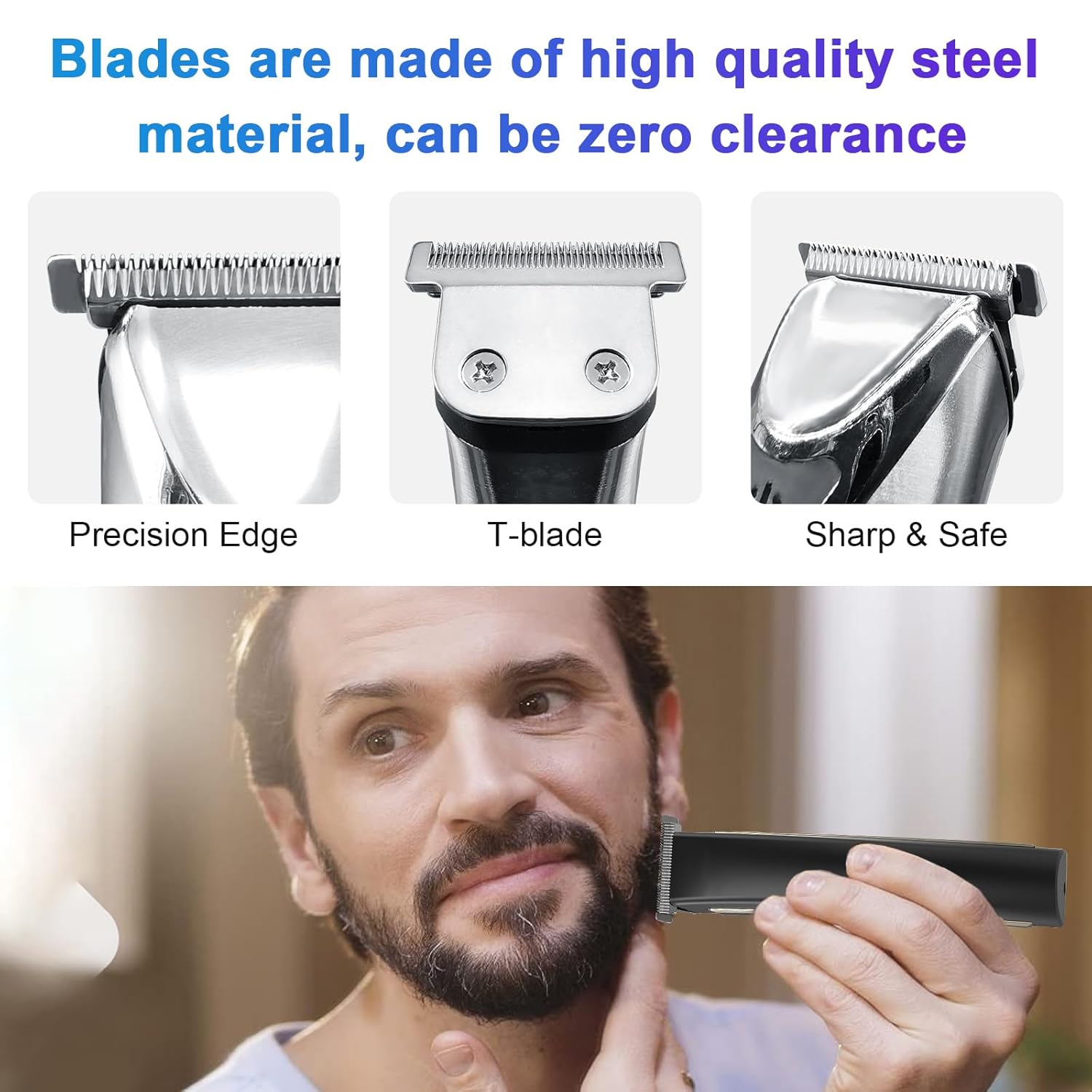 Wahl T-Blade Replacement Blades - Detachable Design for Wahl Trimmers | 2 Pack