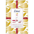 Dove Revitalizing Cherry Collection Gift Set – Fruit and Chia Milk Body Wash, Exfoliating Body Polish + Soap Bar (3 Piece Set)
