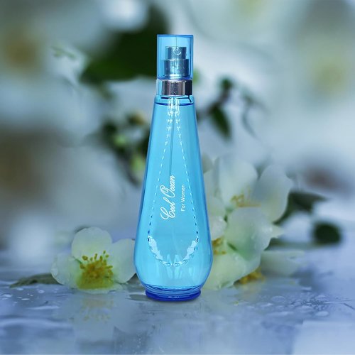 A CENTER Cool Ocean Perfume for Women - Floral Eau de Parfum Spray, 3.4 Fl Oz | Ideal for Daily Wear