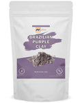 mGanna 100% Natural Brazilian Purple Clay Powder for Face packs, Creams and Soaps and other Cosmetic Formulations 0.5 lbs / 227 gms