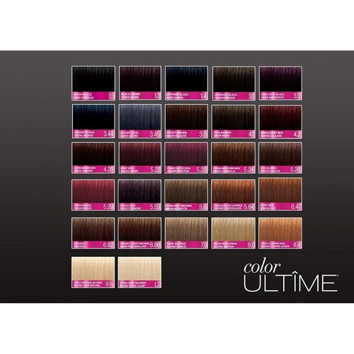 Schwarzkopf Color Ultime Hair Dye - Permanent Intense Black Cherry, Fade-Resistant, All Hair Textures