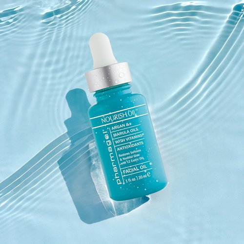 Pharmagel Nourish Facial Oil - Anti-Aging Formula with 12 Exotic Oils for Dry Skin Relief | 1.0 fl. oz.