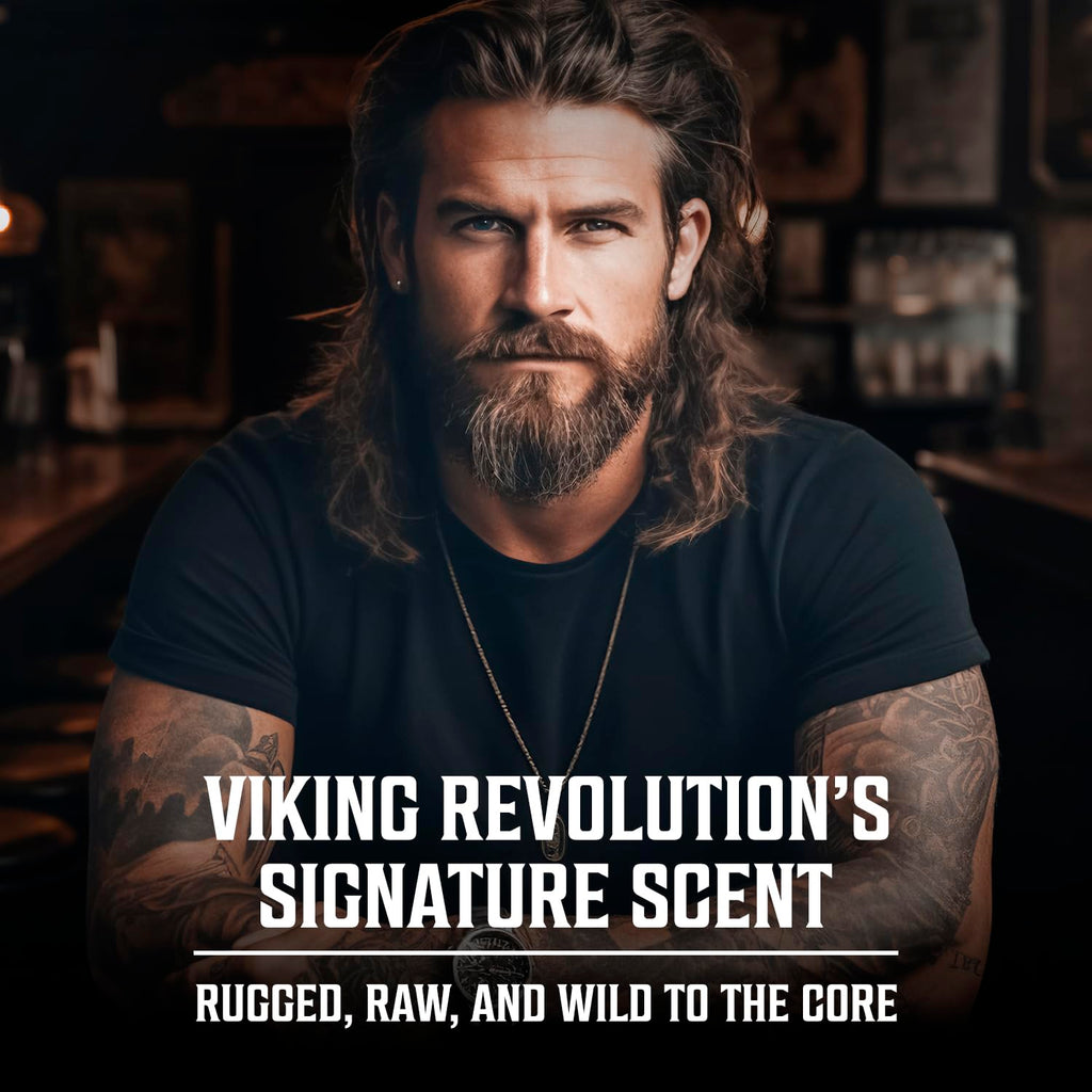 Viking Revolution Sandalwood Cologne for Men | Woody Eau de Parfum with Cedar & Vanilla - 3.5 Fl Oz