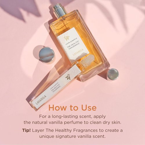 Lavanila Vanilla Grapefruit Perfume - Long-Lasting Women’s Eau de Parfum, 1.7 Fl Oz | Natural Madagascar Vanilla Fragrance