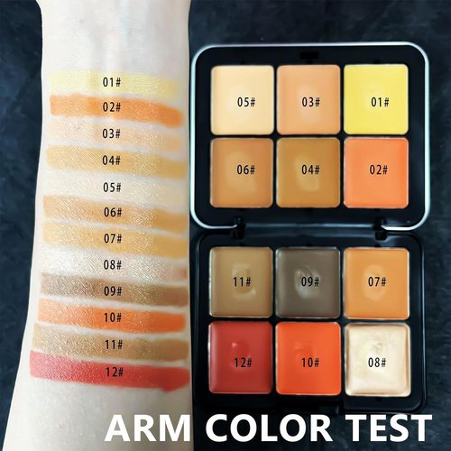 Skiennix Vegan Eyeshadow Palette - 12 Colors with 10 Professional Makeup Brushes Set | Cruelty-Free Gift for Women & Teens