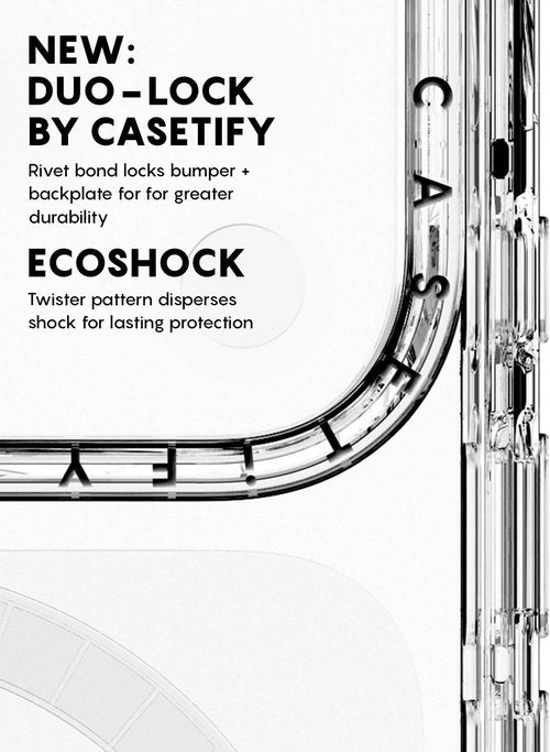 CASETiFY iPhone 17 Pro Max Case - Lightweight Slim Fit Compatible with MagSafe | Clear Black with Confetti Sprinkles