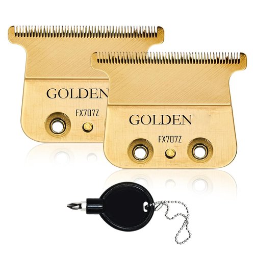 BaByliss PRO Gold FX707Z DLC Replacement Blades - Compatible with FX787 & FX726 Trimmers | 2-Pack