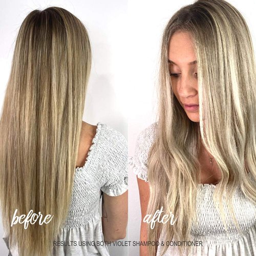 Surface Hair Pure Blonde Violet Shampoo - Brightening Formula for Blonde Hair | 10 oz