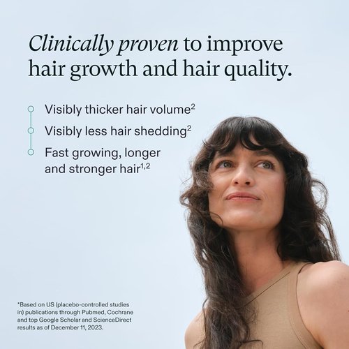 Nutrafol Women's Hair Growth Supplements - Clinically Proven for Thicker, Stronger Hair | 1 Month Supply (Ages 18-44)