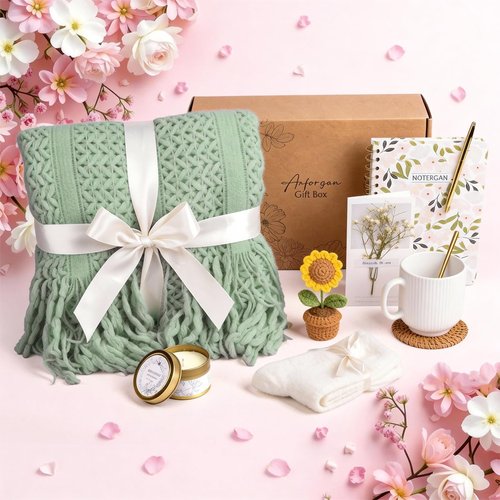 Gift Baskets for Women, Birthday Gifts for Women, Self Care Gift Baskets Care Package, Thank You, Get Well, Sympathy Inspirational Friendship Gifts for Mom, Grandma, Sister,Friends, Girls