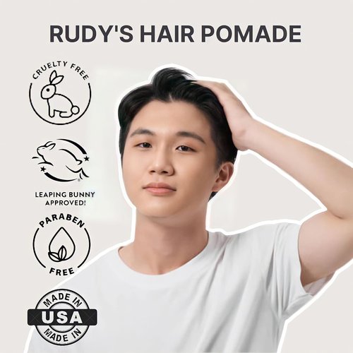 RUDY's Soft Clay Pomade - Lightweight, Pliable Hold for Waves & Texture - Paraben Free (4.8 oz)