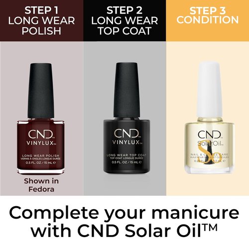 CND Vinylux Nail Polish - Longwear Brown Color with Gel-Like Shine | Chip Resistant, 0.5 Fl Oz