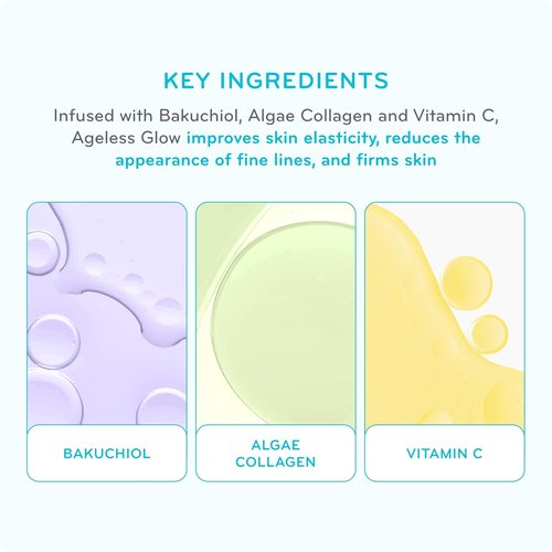 Pūrlisse Ageless Glow Serum BB Cream SPF 40 - Radiant BB Cream with Bakuchiol & Vitamin C for Youthful Skin - Light Medium (1.4 oz)
