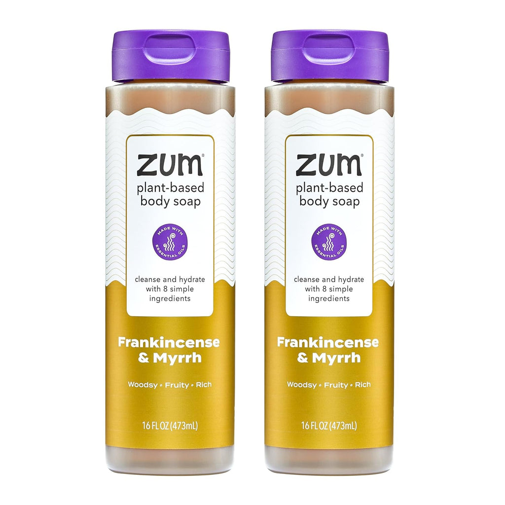 Zum Body Soap - Frankincense & Myrrh Scent - 16 Fl Oz | 2 Pack for Luxurious Skin Care