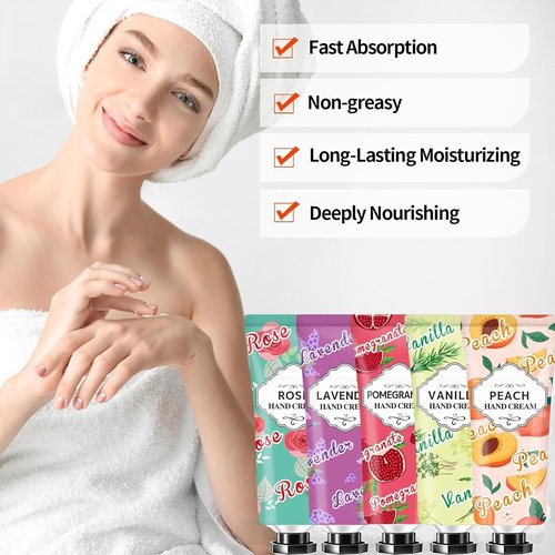38 Pack Hand Cream Bulk Gifts,Easter Basket Stuffers,Mothers Day Gifts for Mom,Teacher Appreciation Gifts,Nurse Week Gifts for Women,Birthday Gifts for Teen Girls Hand Lotion for Dry Cracked Hands